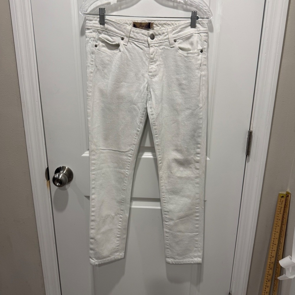 Paige Womens Jeans Skyline Skinny White Size 28